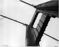 Detail view of 1940 tower and cross-bracing WSDOT