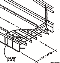 Road deck drawing, 1940 WSA, WSDOT records