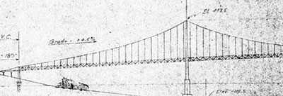 Eldridge's design; elevation detail, May 23, 1938 WSA, WSDOT records