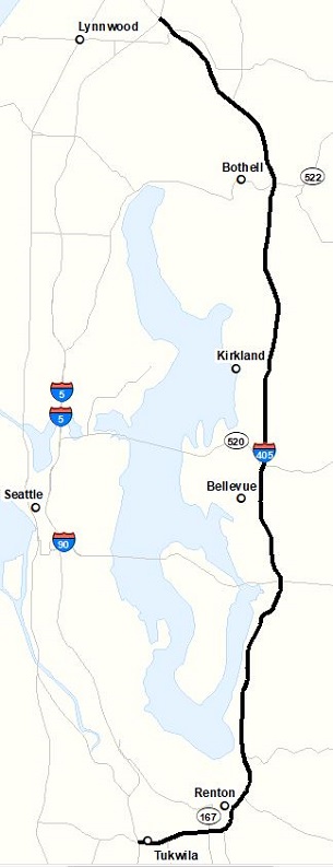 I-405 map image