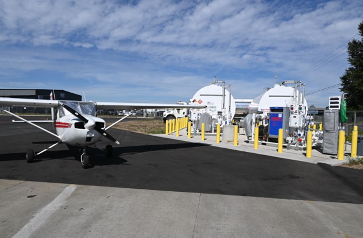 The City of Kelso's new $1.9 million fuel farm at the Southwest Regional Airport