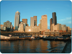 The Seattle waterfront