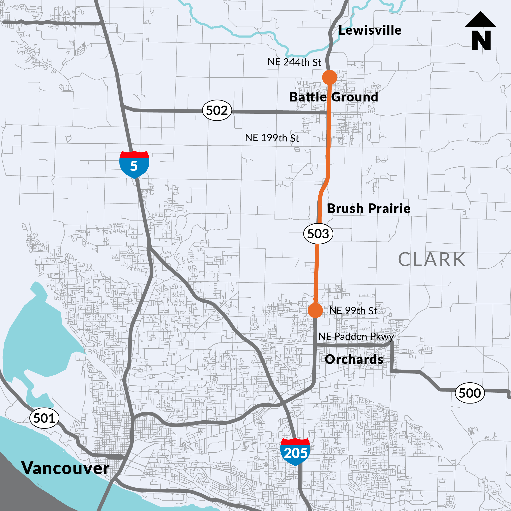 SR 503 Corridor Plan: Vancouver to Battle Ground | WSDOT