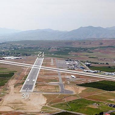 The runways at Pangborn Memorial airport.