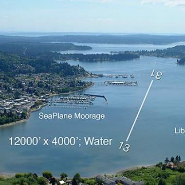 Poulsbo Runway on the water.