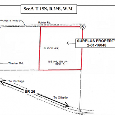 Map of location of real estate auction property 2-01-16048