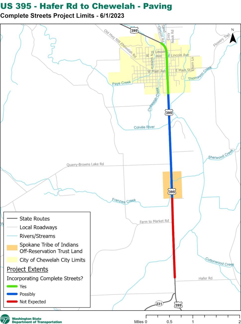 US 395 – Hafer Road to Chewelah – Paving & Complete Streets | WSDOT