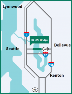 Seattle Toll Roads Map Sr 520 Bridge Tolling | Wsdot