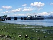 Photo of ferry at a dock