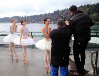 Ferries Film Shoot Ballerinas