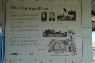Olmstead Place marker
