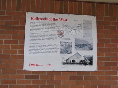 Rail Roads of the West marker