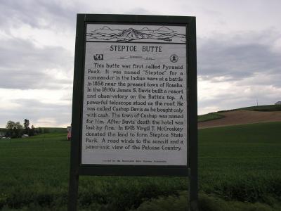 Steptoe Butte marker