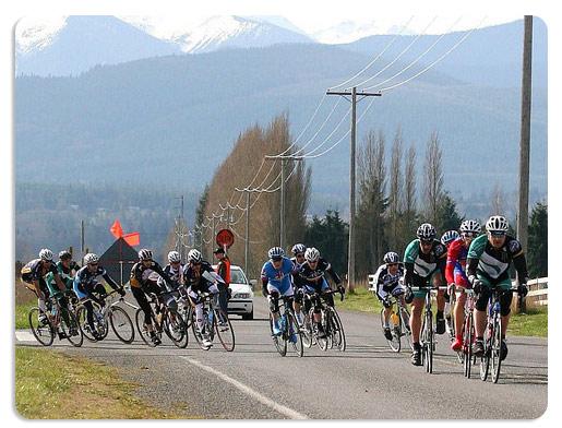 Photo of people riding bikes in bicycle event