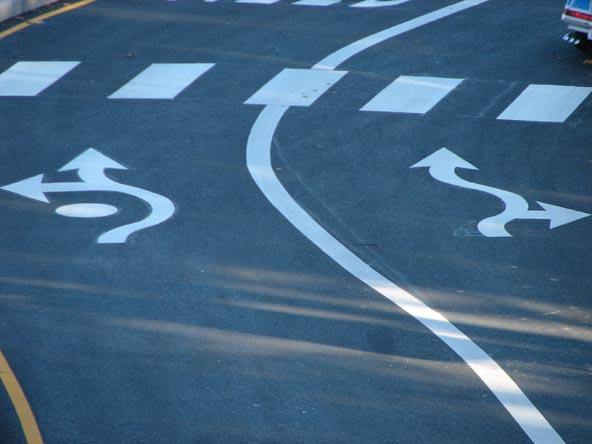 Roundabout Traffic Arrow