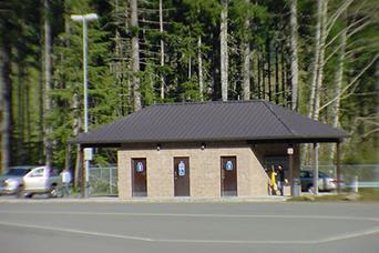 Photo of Bevin Lake safety rest area on SR 12