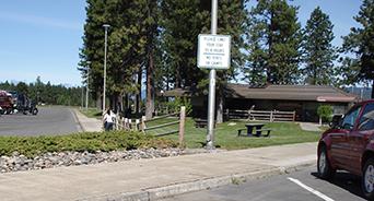 Photo of Indian John Hill safety rest area on westbound I-90