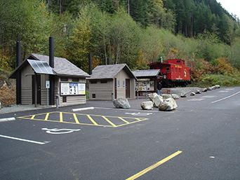Photo of Iron Goat safety rest area on US 2