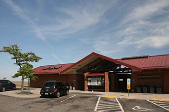 Photo of Sprague Lake safety rest area on eastbound I-90