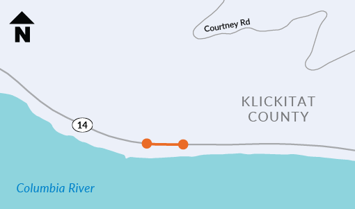 State Route 14 - 1.7 Miles East of Bingen - Slope Stabilization