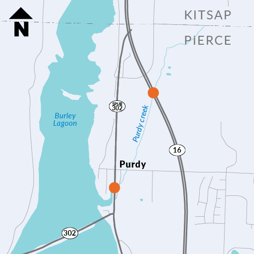 SR 16 and SR 302 (SPUR) Purdy Creek - Remove Fish Barriers and Paving ...