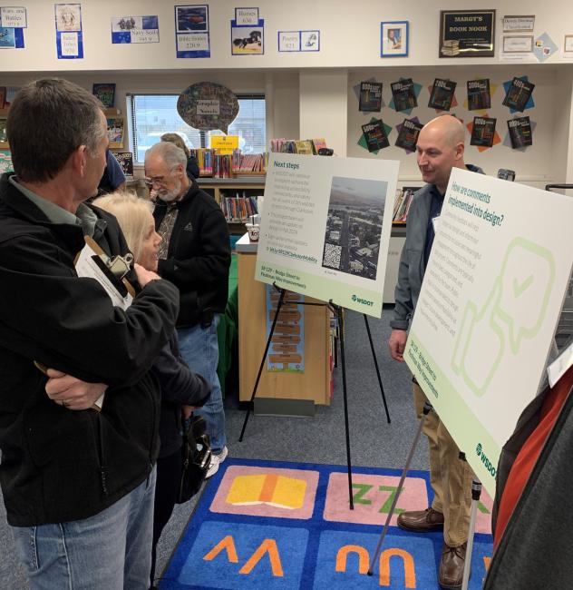 The community of Clarkston attends an open house to discuss upcoming improvements along SR 129.