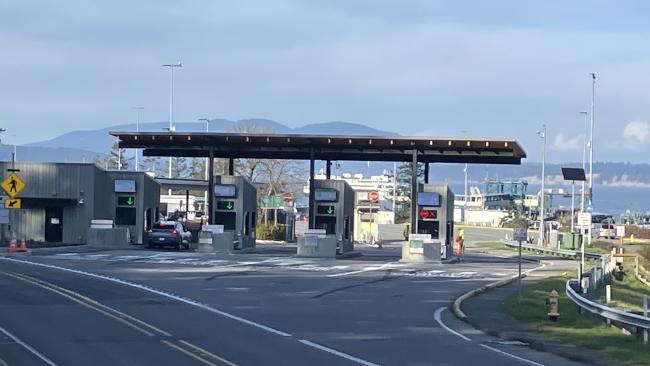 Completed new toll plaza at Anacortes
