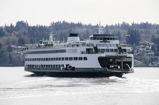 Ferry Walla Walla in water off Bremerton